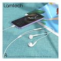lamtech lightning wired earphones with microphone white lam111740 extra photo 7