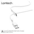 lamtech datacable micro usb 1m white lam440986 extra photo 4