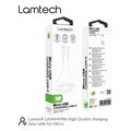 lamtech datacable micro usb 1m white lam440986 extra photo 7