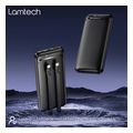 lamtech ultra thin powerbank with type c lightning cables 10000mah 225w black lam114536 extra photo 6