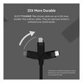 belkin boostcharge flex usb c cable with lightning connector 1m black extra photo 1