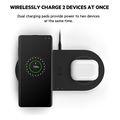 belkin boostcharge dual wireless charging pads black extra photo 1