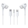 earphone wk ya17 type c white extra photo 2 earphone wk ya17 type c white extra photo 2