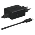 samsung wall charger 50w 2x type c type c cable black ep t5020xb extra photo 3 samsung wall charger 50w 2x type c type c cable black ep t5020xb extra photo 3