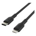 belkin caa003bt1mbk boost charge lightning to usb c cable 1m black extra photo 1