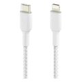 belkin caa004bt2mwh braided usb c to lightning cable 2m white extra photo 1 belkin caa004bt2mwh braided usb c to lightning cable 2m white extra photo 1