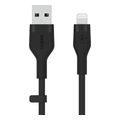 belkin caa008bt2mbk boost charge usb a lightning silicon cable 20m black extra photo 1 belkin caa008bt2mbk boost charge usb a lightning silicon cable 20m black extra photo 1