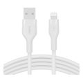 belkin caa008bt2mwh boost charge usb a lightning silicon cable 20m white extra photo 2 belkin caa008bt2mwh boost charge usb a lightning silicon cable 20m white extra photo 2
