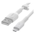belkin caa008bt2mwh boost charge usb a lightning silicon cable 20m white extra photo 3 belkin caa008bt2mwh boost charge usb a lightning silicon cable 20m white extra photo 3