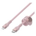 belkin caa011bt1mpk boost charge usb c to ltg silicon 1m pink extra photo 1 belkin caa011bt1mpk boost charge usb c to ltg silicon 1m pink extra photo 1