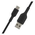 belkin cab002bt3mbk boost charge usb a to usb c 3m black extra photo 3
