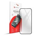 forcell privacy glass for iphone 15 black extra photo 1