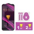 og premium glass for xiaomi redmi note 14 4g redmi note 14 5g black extra photo 1