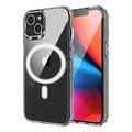 clear mag cover case compatible with magsafe for samsung s24 fe transparent extra photo 1