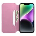 dual pocket book case for xiaomi redmi note 14 5g light pink extra photo 3