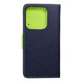 fancy book case for xiaomi redmi note 14 5g navy lime extra photo 1