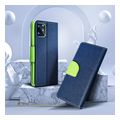 fancy book case for xiaomi redmi note 14 pro 5g 14 pro plus 5g navy lime extra photo 6