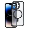 full matte mag cover case compatible with magsafe for xiaomi redmi note 13 5g black extra photo 1