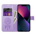mezzo book case for xiaomi redmi note 14 5g dreamcatcher purple extra photo 1