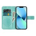 mezzo book case for xiaomi redmi note 14 pro 5g 14 pro plus 5g mandala green extra photo 1