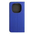 sensitive book case for xiaomi redmi note 14 pro 5g 14 pro plus 5g light blue extra photo 1