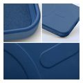 silicone mag cover case compatible with magsafe for iphone 16 blue extra photo 4