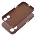 silicone mag cover case compatible with magsafe for iphone 16 brown extra photo 1