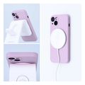 silicone mag cover case compatible with magsafe for iphone 16 plus pink extra photo 2