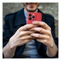 silicone mag cover case compatible with magsafe for iphone 16 plus red extra photo 5