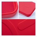 silicone mag cover case compatible with magsafe for iphone 16 plus red extra photo 9