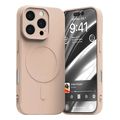 silicone mag cover case compatible with magsafe for iphone 16 pro pink extra photo 2