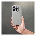 silicone mag cover case compatible with magsafe for iphone 16 pro titanium extra photo 4