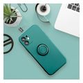 silicone ring case for iphone 14 plus green extra photo 7