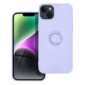 silicone ring case for iphone 14 plus violet extra photo 1