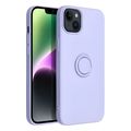 silicone ring case for iphone 14 plus violet extra photo 2