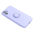 silicone ring case for iphone 14 plus violet extra photo 6