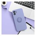 silicone ring case for iphone 14 plus violet extra photo 8