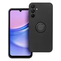 silicone ring case for samsung a15 5g a15 4g black extra photo 1