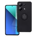 silicone ring case for xiaomi redmi note 13 4g black extra photo 1