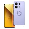 silicone ring case for xiaomi redmi note 13 5g violet extra photo 1