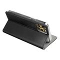 smart case book for iphone 16 plus black extra photo 4