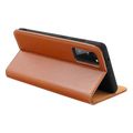 smart pro book leather case for xiaomi redmi note 14 5g brown extra photo 3