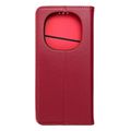smart pro book leather case for xiaomi redmi note 14 pro 5g 14 pro plus 5g claret extra photo 1