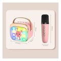 lamtech bt54 rgb kid karaoke speaker pink with mic hoppee lam980220 extra photo 3 lamtech bt54 rgb kid karaoke speaker pink with mic hoppee lam980220 extra photo 3