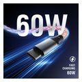 4smarts usb type c rgb cable cord 60w 15m extra photo 2