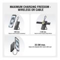 4smarts power bank enterprise pocket 10000mah 225w qi2 wireless ready space grey extra photo 3