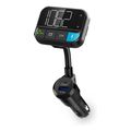 nedis catr1024bk car fm bluetooth transmitter pd20w qc30 black extra photo 1