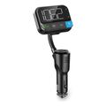 nedis catr1024bk car fm bluetooth transmitter pd20w qc30 black extra photo 2