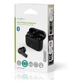 nedis hpbt2425bk fully wireless bluetooth earphones with enc built in microphone black extra photo 3