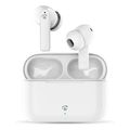nedis hpbt2425wt fully wireless bluetooth earphones with enc built in microphone white extra photo 2
